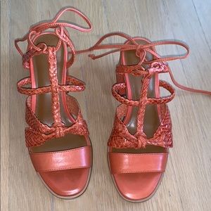 Halstons Women Tie Up Heel Size US 6